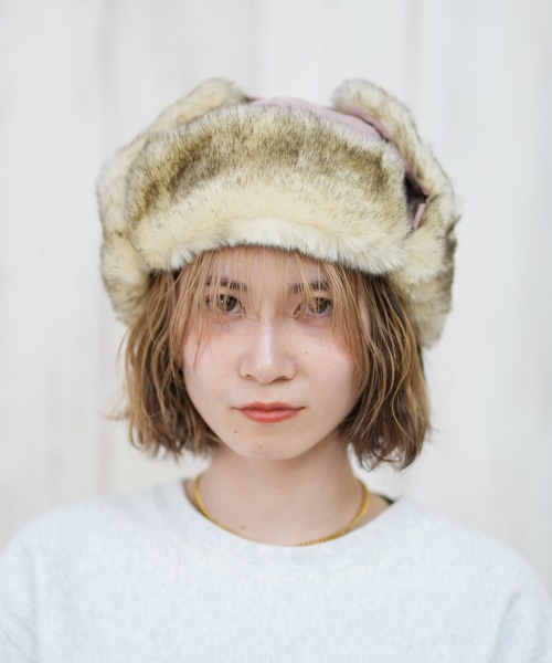 FIVETOOL/ファイブツール キャップ トラッパー FAKE SUEDE FLIGHT RH