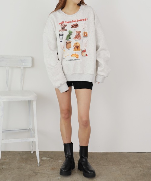 Chick（チック）の「▲ケーブルニットショートパンツ（その他パンツ・レディース・ブラック/ホワイト・FREE）」の5枚目の写真