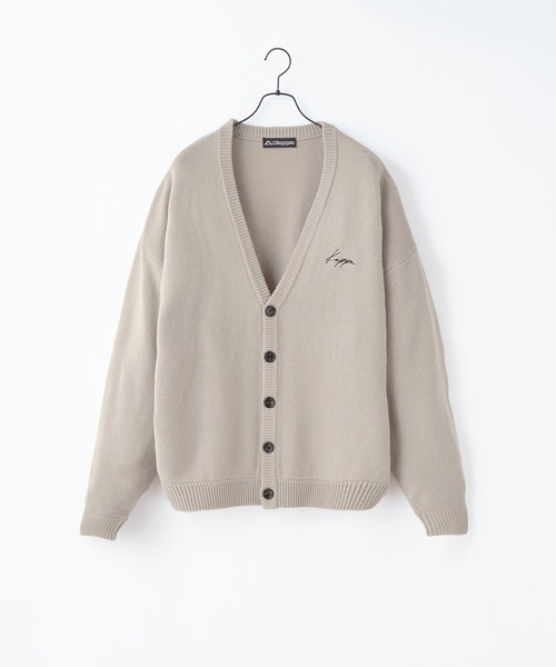 Kappa（カッパ）の「Kappa / カッパ 別注 オーバーサイズ ボリュームニットルーズカーディガン（カーディガン/ボレロ・メンズ・ブラック/ダークグレー/モカ/グレイッシュベージュ/グレイッシュブルー・M/L）」の4枚目の写真