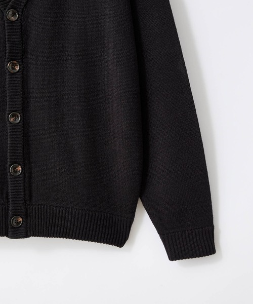 Kappa（カッパ）の「Kappa / カッパ 別注 オーバーサイズ ボリュームニットルーズカーディガン（カーディガン/ボレロ・メンズ・ブラック/ダークグレー/モカ/グレイッシュベージュ/グレイッシュブルー・M/L）」の9枚目の写真