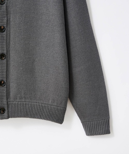 Kappa（カッパ）の「Kappa / カッパ 別注 オーバーサイズ ボリュームニットルーズカーディガン（カーディガン/ボレロ・メンズ・ブラック/ダークグレー/モカ/グレイッシュベージュ/グレイッシュブルー・M/L）」の15枚目の写真