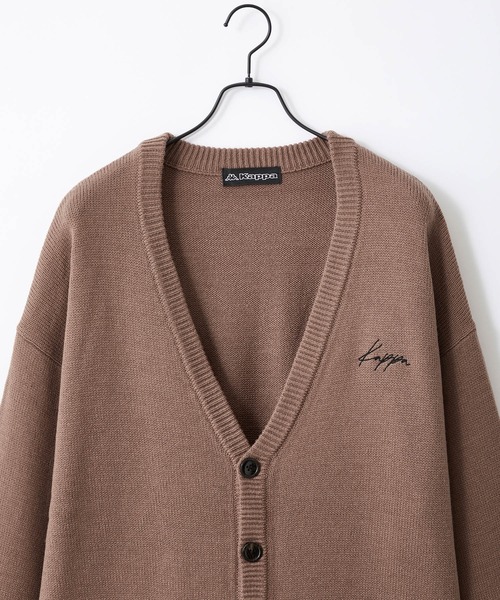 Kappa（カッパ）の「Kappa / カッパ 別注 オーバーサイズ ボリュームニットルーズカーディガン（カーディガン/ボレロ・メンズ・ブラック/ダークグレー/モカ/グレイッシュベージュ/グレイッシュブルー・M/L）」の20枚目の写真