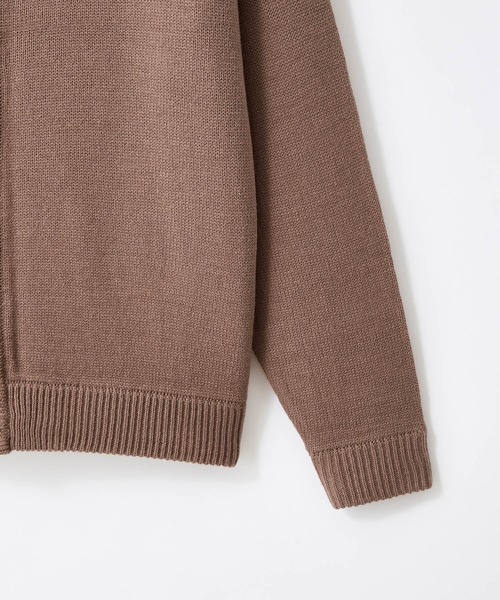 Kappa（カッパ）の「Kappa / カッパ 別注 オーバーサイズ ボリュームニットルーズカーディガン（カーディガン/ボレロ・メンズ・ブラック/ダークグレー/モカ/グレイッシュベージュ/グレイッシュブルー・M/L）」の21枚目の写真