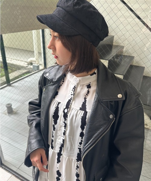 a lot of love（ア ロット オブ ラブ）の「インクモチーフワンピース（ワンピース・レディース・ブラック/ホワイト・FREE）」の21枚目の写真