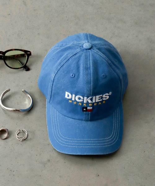 Dickies（ディッキーズ）の「Dickies　EX BIO WASH LOWCAP（キャップ・メンズ・ホワイト/ブルー/グリーン/ブラック・FREE）」の4枚目の写真