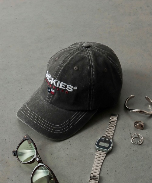 Dickies（ディッキーズ）の「Dickies　EX BIO WASH LOWCAP（キャップ・メンズ・ホワイト/ブルー/グリーン/ブラック・FREE）」の3枚目の写真