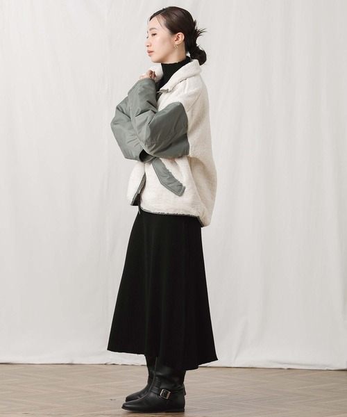 CLOCHE（クロシェ）の「ＳドルマンＳＥＴワンピース（ワンピース・レディース・ブラック/キャメル・FREE）」の14枚目の写真