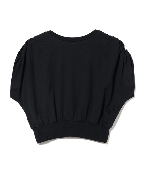 Ray BEAMS（レイビームス）の「Ray BEAMS / ハトメネック フレンチスリーブ Tシャツ（Tシャツ/カットソー・レディース・ブラック/ホワイト・ONE SIZE）」の21枚目の写真