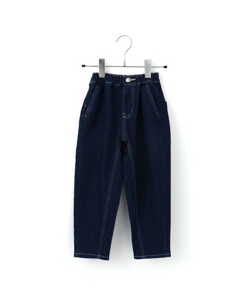 MAKE YOUR DAY(メイクユアデイ)の「デニム&チノテーパードパンツ■80~140cm(デニムパンツ・キッズ・ブルー/ネイビー/その他/ベージュ/イエロー・120/140/90/130/80/100/110)」の1枚目の写真