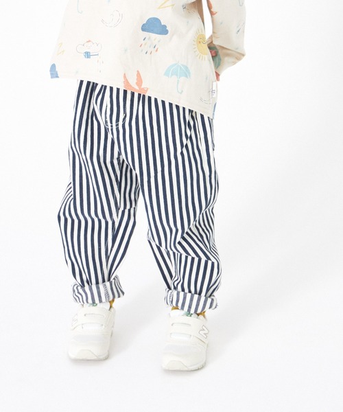 MAKE YOUR DAY(メイクユアデイ)の「デニム&チノテーパードパンツ■80~140cm(デニムパンツ・キッズ・ブルー/ネイビー/その他/ベージュ/イエロー・120/140/90/130/80/100/110)」の5枚目の写真