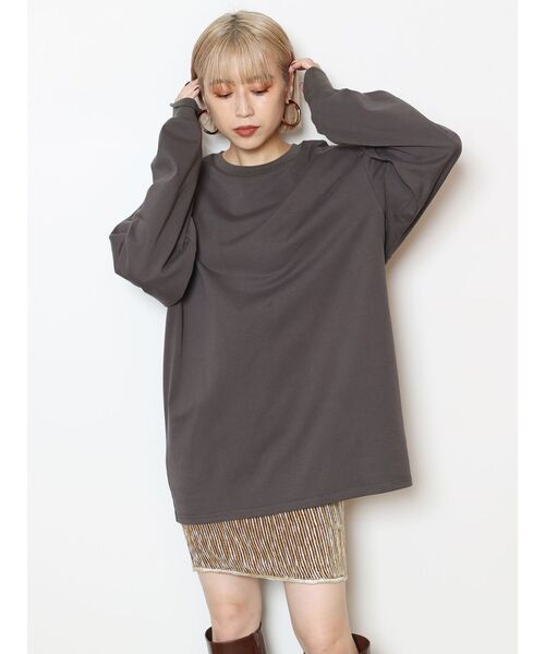 MURUA(ムルーア)の「グラデーションガーターニットミニスカート(スカート・レディース・ブラウン/ネイビー/マスタード・FREE)」の18枚目の写真