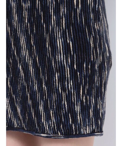 MURUA(ムルーア)の「グラデーションガーターニットミニスカート(スカート・レディース・ブラウン/ネイビー/マスタード・FREE)」の8枚目の写真