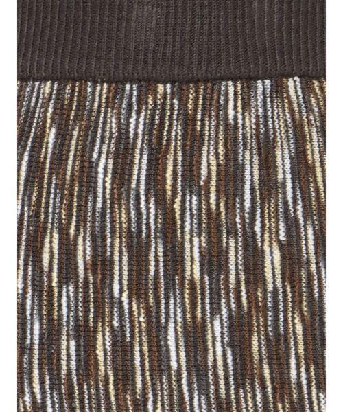 MURUA(ムルーア)の「グラデーションガーターニットミニスカート(スカート・レディース・ブラウン/ネイビー/マスタード・FREE)」の5枚目の写真