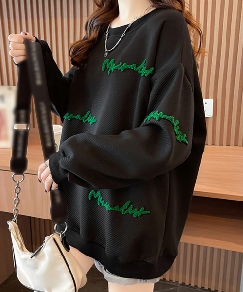 Miniministore(ミニミニストア)の「スウェット トレーナー ビッグシルエット(スウェット・レディース・ホワイト/ブラック/グレー・2XL)」の21枚目の写真