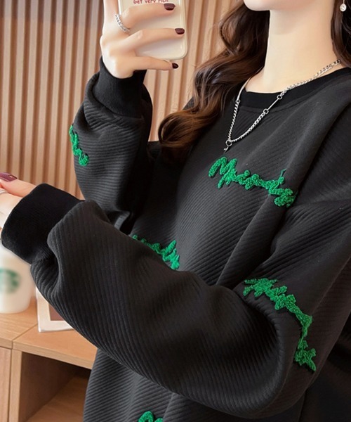Miniministore(ミニミニストア)の「スウェット トレーナー ビッグシルエット(スウェット・レディース・ホワイト/ブラック/グレー・2XL)」の18枚目の写真