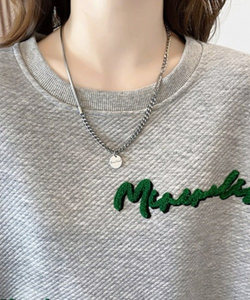 Miniministore(ミニミニストア)の「スウェット トレーナー ビッグシルエット(スウェット・レディース・ホワイト/ブラック/グレー・2XL)」の11枚目の写真