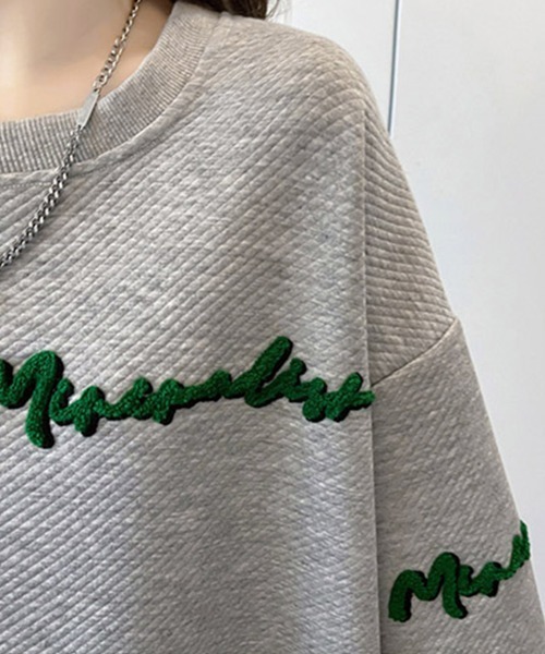 Miniministore(ミニミニストア)の「スウェット トレーナー ビッグシルエット(スウェット・レディース・ホワイト/ブラック/グレー・2XL)」の14枚目の写真