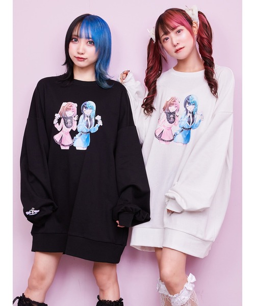 セール】EMOSIAHイラストプルオーバー（Tシャツ/カットソー）｜Jamie  