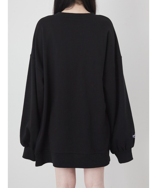 Jamie エーエヌケー（ジェイミーエーエヌケー）の「EMOSIAHイラストプルオーバー（Tシャツ/カットソー・レディース・ピンク/ブラック/ブルー/ホワイト・M）」の14枚目の写真