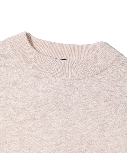 MEN'S BIGI（メンズビギ）の「ランダムヘリンボン編み12Gジャカードニット（ニット/セーター・メンズ・ブラック/オフホワイト/グレー/グリーン系その他・03/01/02）」の13枚目の写真