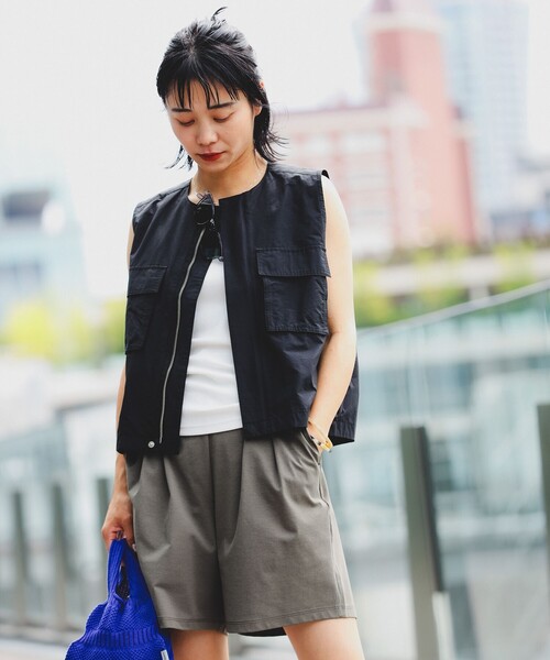 B:MING by BEAMS(ビーミングバイビームス)の「B:MING by BEAMS / 撥水 ミリタリー ベスト(ベスト・レディース・ブラウン系その他/ブラック・MEDIUM/SMALL)」の8枚目の写真