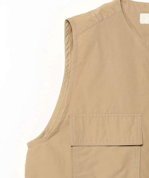 B:MING by BEAMS(ビーミングバイビームス)の「B:MING by BEAMS / 撥水 ミリタリー ベスト(ベスト・レディース・ブラウン系その他/ブラック・MEDIUM/SMALL)」の4枚目の写真