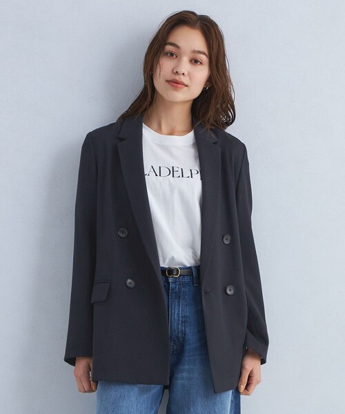 美品!グリーンレーベルリラクシング 紺ブレ ネイビー ジャケット green label relaxing(グリーンレーベルリラクシング)の