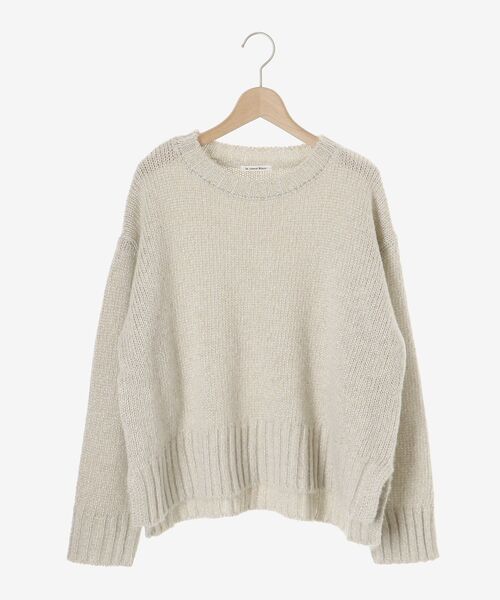 le.coeur blanc（ルクールブラン）の「ラメワイドシルエットクルーネックニット（ニット/セーター・レディース・ピンクベージュ/ベージュ・38）」の22枚目の写真