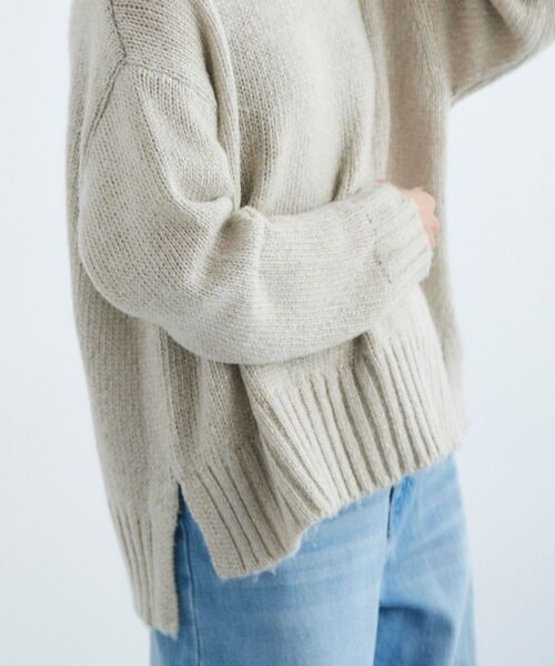 le.coeur blanc（ルクールブラン）の「ラメワイドシルエットクルーネックニット（ニット/セーター・レディース・ピンクベージュ/ベージュ・38）」の10枚目の写真