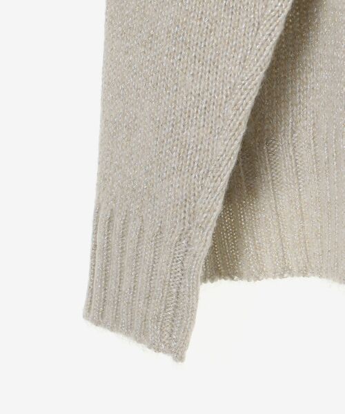 le.coeur blanc（ルクールブラン）の「ラメワイドシルエットクルーネックニット（ニット/セーター・レディース・ピンクベージュ/ベージュ・38）」の3枚目の写真