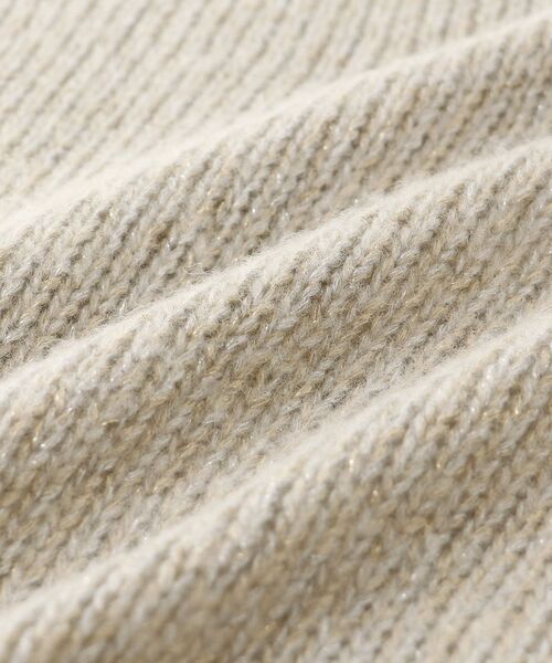 le.coeur blanc（ルクールブラン）の「ラメワイドシルエットクルーネックニット（ニット/セーター・レディース・ピンクベージュ/ベージュ・38）」の8枚目の写真