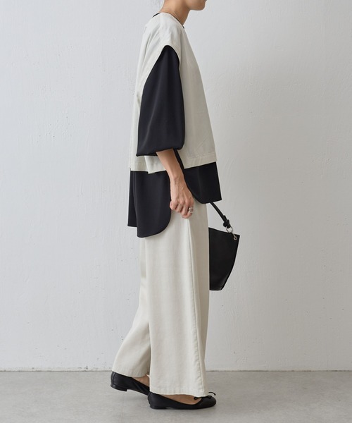 BEARDSLEY(ビアズリー)の「ショートベスト(ベスト・レディース・インディゴブルー/ライトグレー/アイボリー/ブラック・FREE/S)」の18枚目の写真