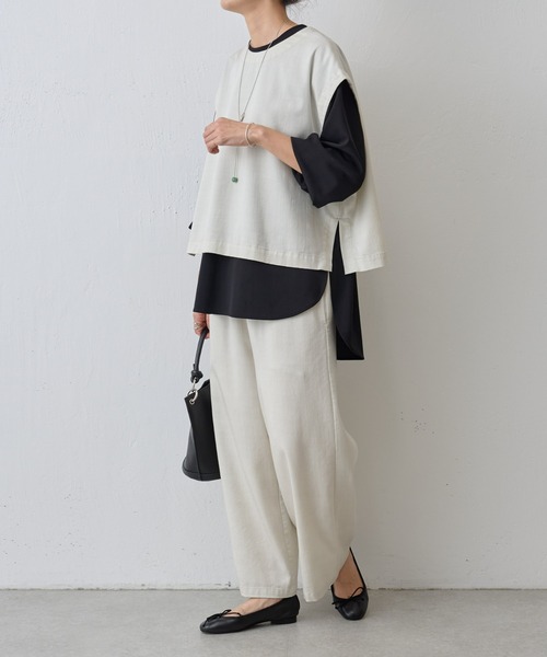 BEARDSLEY(ビアズリー)の「ショートベスト(ベスト・レディース・インディゴブルー/ライトグレー/アイボリー/ブラック・FREE/S)」の20枚目の写真