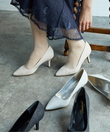 Thevon | 【オケージョン】ラメポインテッドトゥパンプス(パンプス)