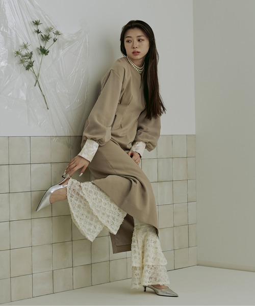 Ezick（エジック）の「Bouquet tiered 2way インナーパンツ（その他パンツ・レディース・ホワイト/ブラック・FREE）」の11枚目の写真