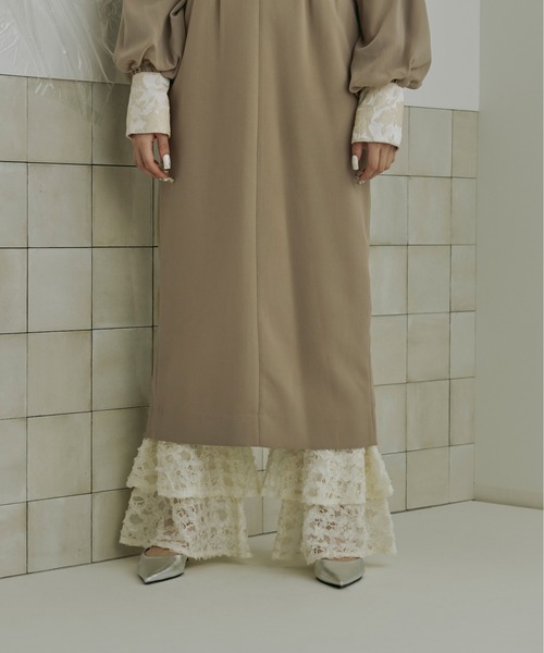 Ezick（エジック）の「Bouquet tiered 2way インナーパンツ（その他パンツ・レディース・ホワイト/ブラック・FREE）」の12枚目の写真