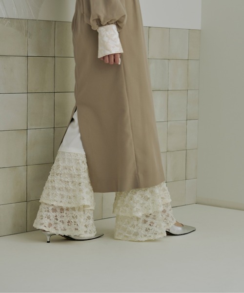 Ezick（エジック）の「Bouquet tiered 2way インナーパンツ（その他パンツ・レディース・ホワイト/ブラック・FREE）」の16枚目の写真