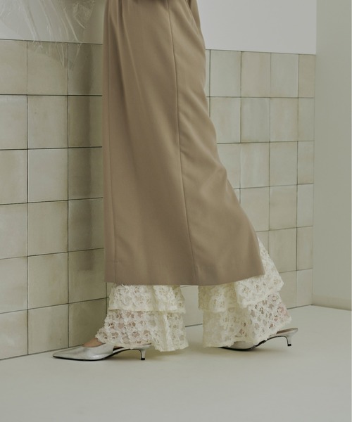 Ezick（エジック）の「Bouquet tiered 2way インナーパンツ（その他パンツ・レディース・ホワイト/ブラック・FREE）」の19枚目の写真