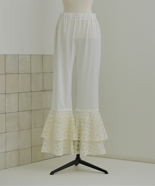 Ezick（エジック）の「Bouquet tiered 2way インナーパンツ（その他パンツ・レディース・ホワイト/ブラック・FREE）」の21枚目の写真