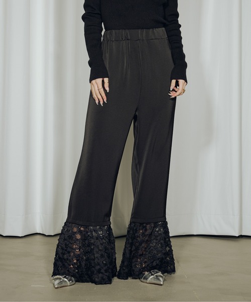 Ezick（エジック）の「Bouquet tiered 2way インナーパンツ（その他パンツ・レディース・ホワイト/ブラック・FREE）」の4枚目の写真