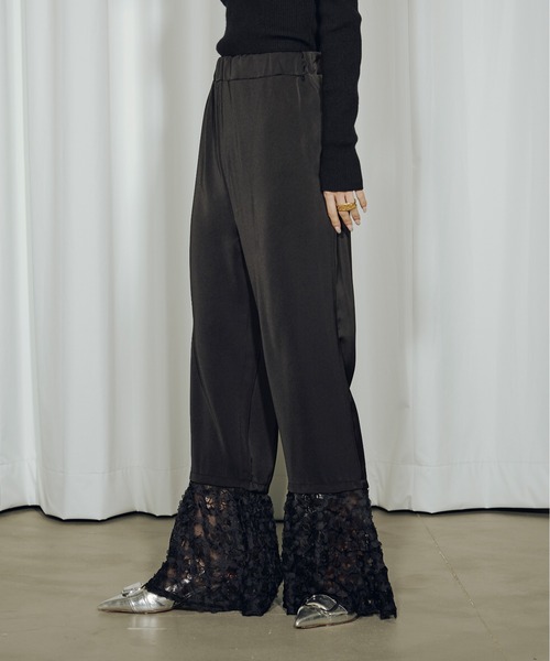 Ezick（エジック）の「Bouquet tiered 2way インナーパンツ（その他パンツ・レディース・ホワイト/ブラック・FREE）」の5枚目の写真