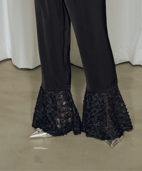 Ezick（エジック）の「Bouquet tiered 2way インナーパンツ（その他パンツ・レディース・ホワイト/ブラック・FREE）」の7枚目の写真