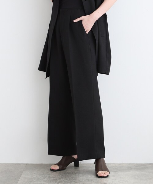 INDIVI(インディヴィ)の「◆【洗える/UVケア/吸水速乾/SETUP可能】リネンライク ワイドパンツ(その他パンツ・レディース・ブラック/ベージュ系5/ブルー系その他7/ブルー系その他6・19/40/38/03/05/36/13/12/15 )」の8枚目の写真