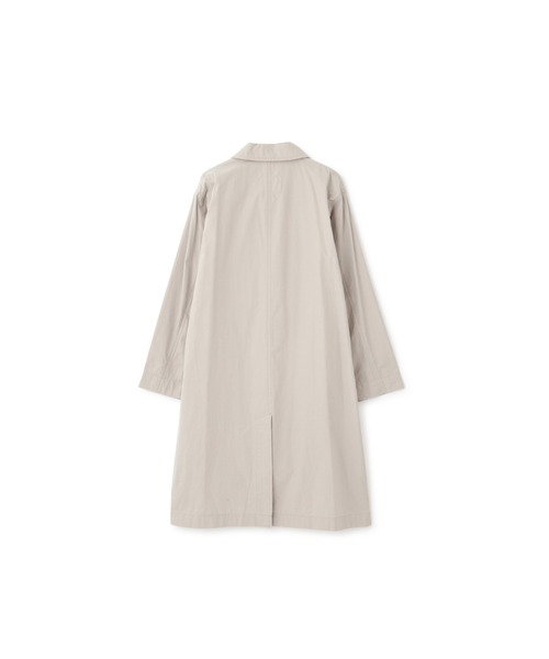 MHL.（エムエイチエル）の「PROOFED COTTON POPLIN（ステンカラーコート・メンズ・ブラック/グリーン・SMALL/MEDIUM/LARGE）」の8枚目の写真