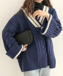オーバーサイズ」に該当するレディースのニット/セーター