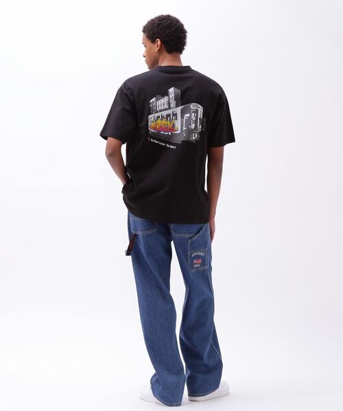 AVIREX（アヴィレックス）の「TRAIN GRAFFITI AVIREX T-SHIRT / トレイン グラフィティ アヴィレックス Tシャツ / AVIREX（Tシャツ/カットソー・メンズ・ブラック/ホワイト・MEDIUM/LARGE/X-LARGE/XX-LARGE）」の14枚目の写真