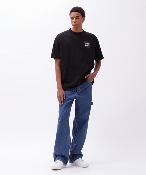 AVIREX（アヴィレックス）の「TRAIN GRAFFITI AVIREX T-SHIRT / トレイン グラフィティ アヴィレックス Tシャツ / AVIREX（Tシャツ/カットソー・メンズ・ブラック/ホワイト・MEDIUM/LARGE/X-LARGE/XX-LARGE）」の15枚目の写真