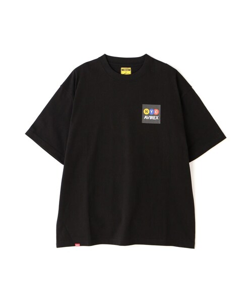 AVIREX（アヴィレックス）の「TRAIN GRAFFITI AVIREX T-SHIRT / トレイン グラフィティ アヴィレックス Tシャツ / AVIREX（Tシャツ/カットソー・メンズ・ブラック/ホワイト・MEDIUM/LARGE/X-LARGE/XX-LARGE）」の16枚目の写真