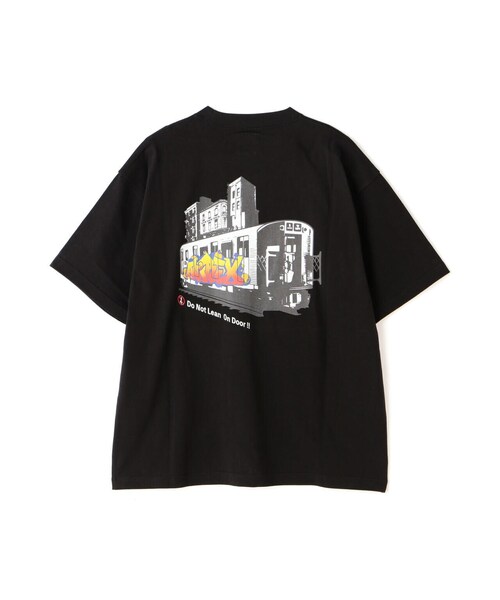 AVIREX（アヴィレックス）の「TRAIN GRAFFITI AVIREX T-SHIRT / トレイン グラフィティ アヴィレックス Tシャツ / AVIREX（Tシャツ/カットソー・メンズ・ブラック/ホワイト・MEDIUM/LARGE/X-LARGE/XX-LARGE）」の17枚目の写真