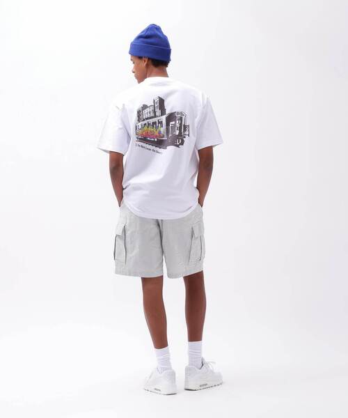 AVIREX（アヴィレックス）の「TRAIN GRAFFITI AVIREX T-SHIRT / トレイン グラフィティ アヴィレックス Tシャツ / AVIREX（Tシャツ/カットソー・メンズ・ブラック/ホワイト・MEDIUM/LARGE/X-LARGE/XX-LARGE）」の20枚目の写真